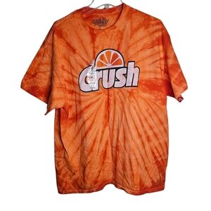 Crush Tie-Dye Orange Short Sleeve Tee